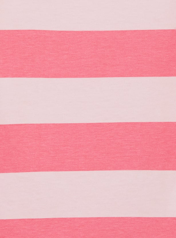 Girls Striped T-shirt - Pack of 2