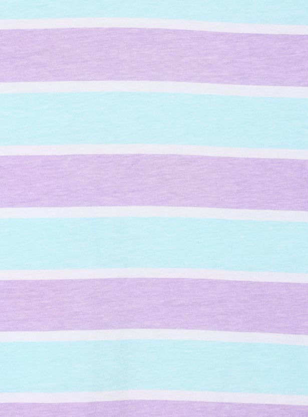 Girls Striped T-shirt - Pack of 2