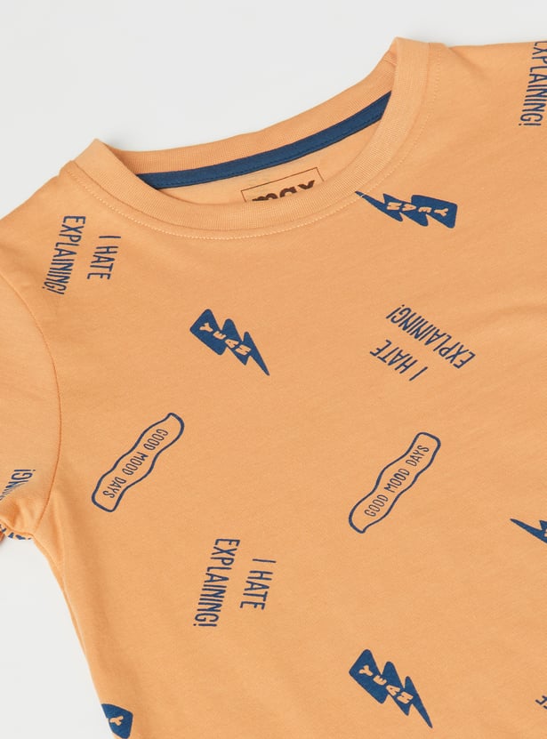 Boys Printed T-shirts - Pack of 2