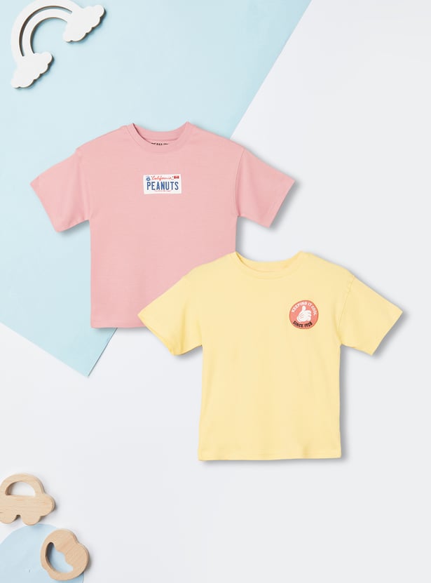 Boys Character Print T-shirts - Pack of 2