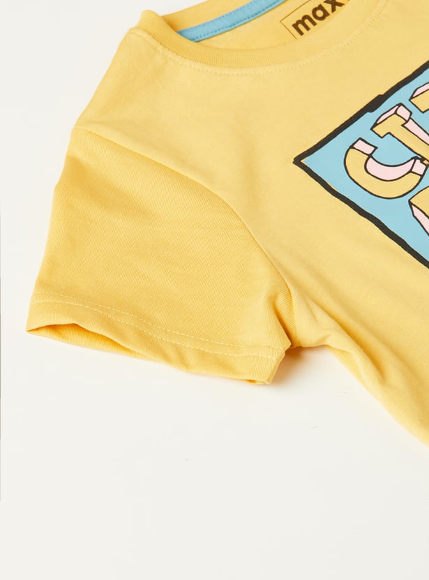 Boys Printed T-shirts - Pack of 2