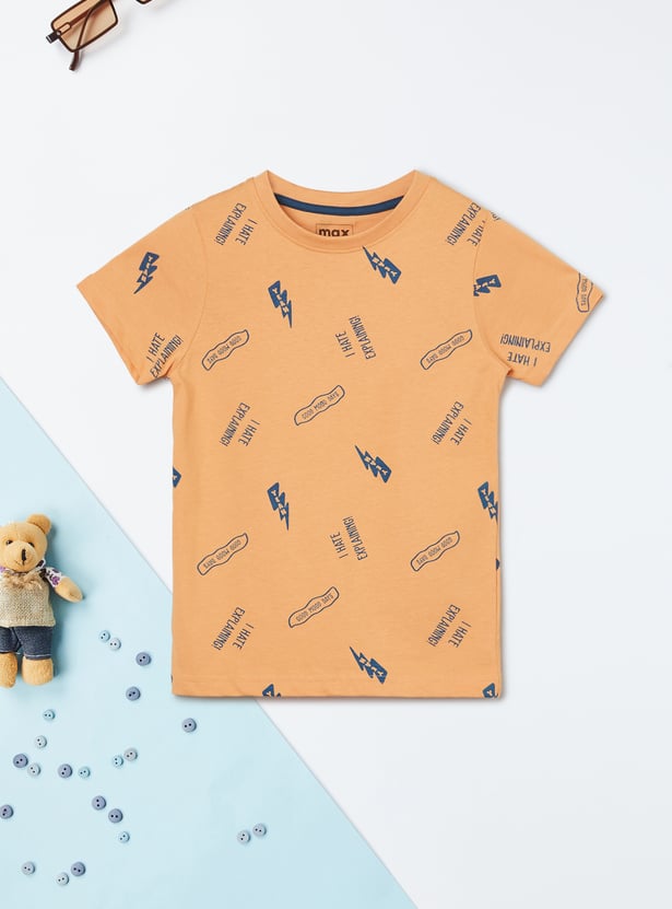 Boys Printed T-shirts - Pack of 2