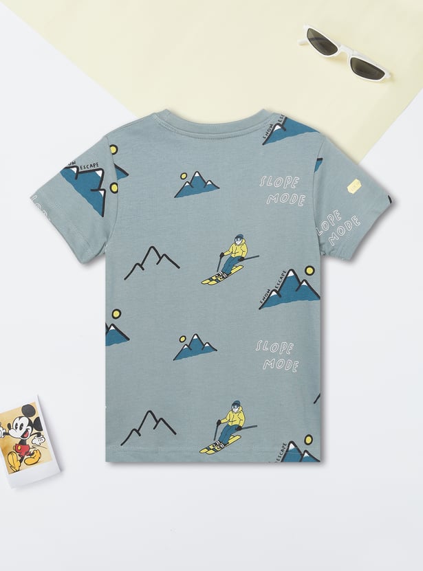 Boys Printed T-shirts - Pack of 2