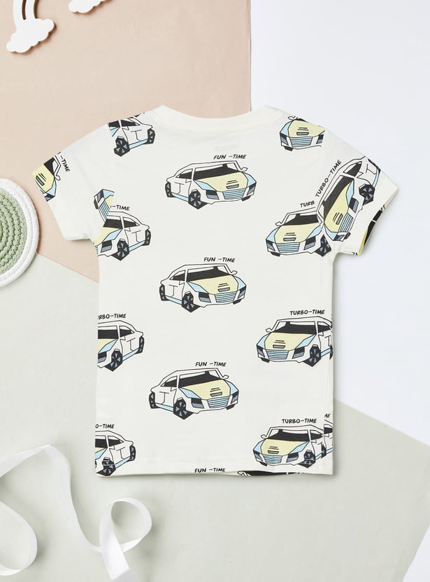 Boys Printed T-shirts - Pack of 2