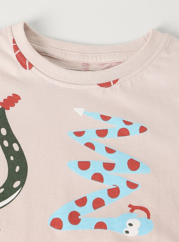 Boys Printed T-shirts - Pack of 2
