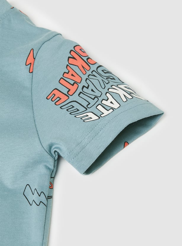 Boys Printed T-shirts - Pack of 2