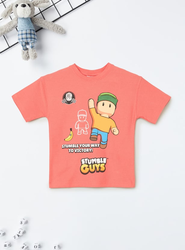Boys Printed T-shirts - Pack of 2