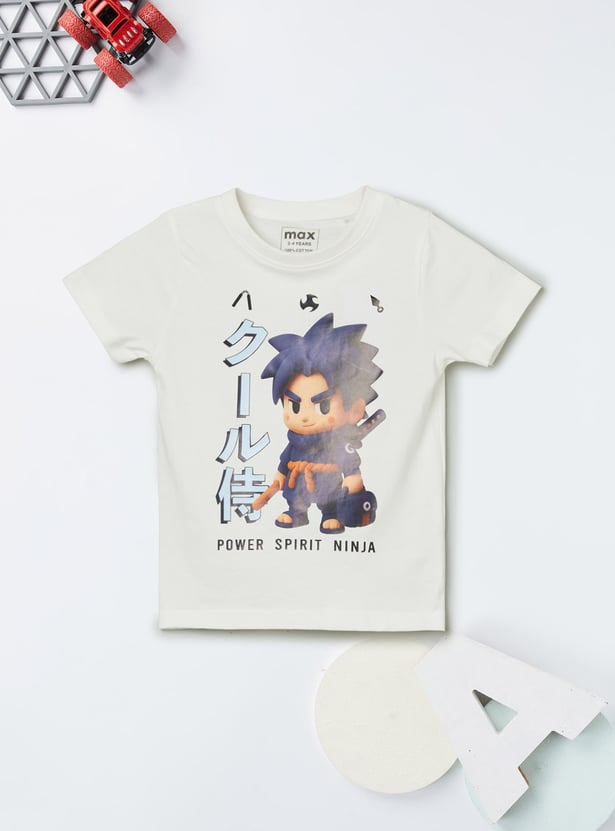 Boys Printed T-shirt - Pack of 2