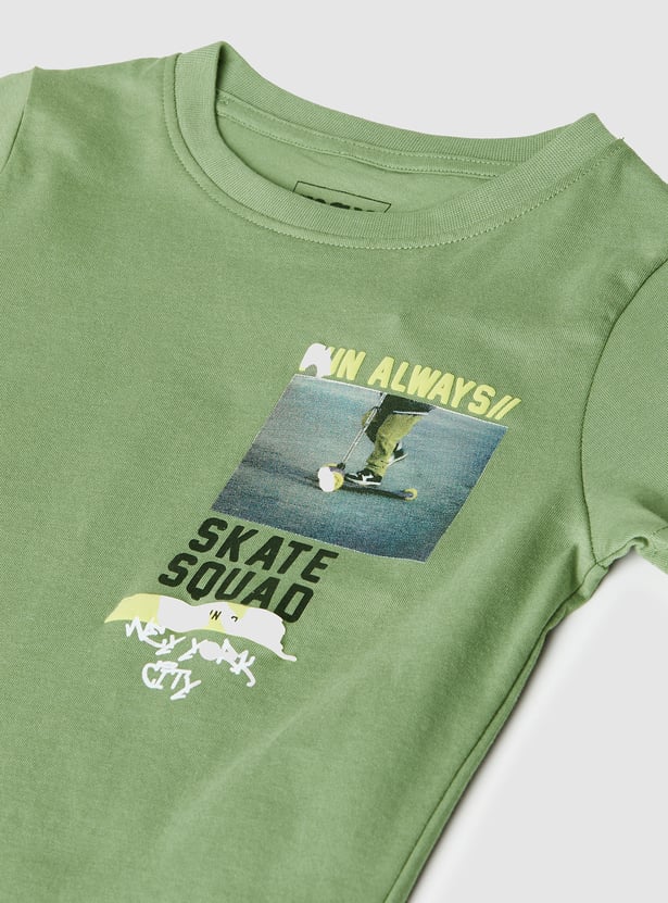 Boys Printed T-shirt - Pack of 2