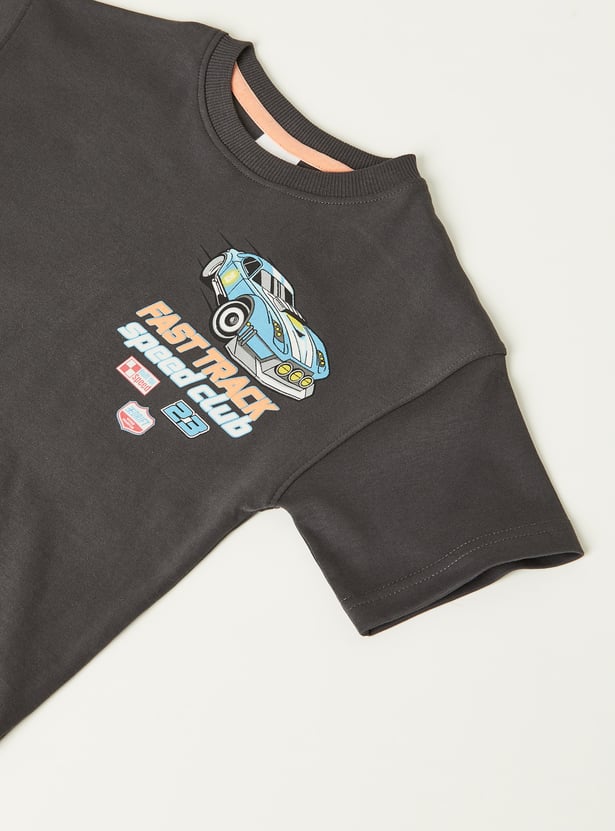 Boys Printed T-shirt - Pack of 2