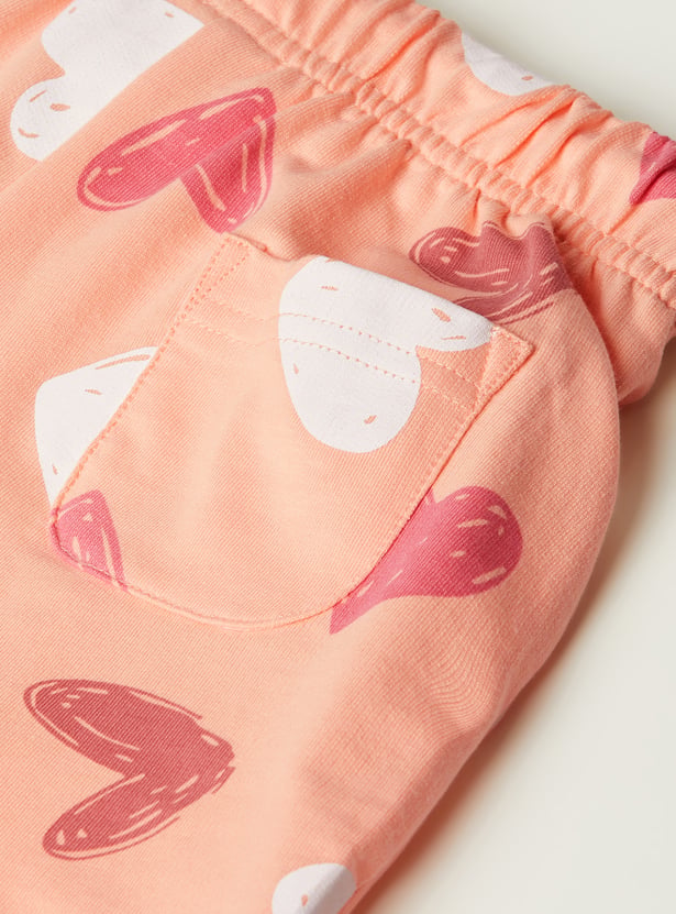 Girls Printed Shorts - Pack of 2