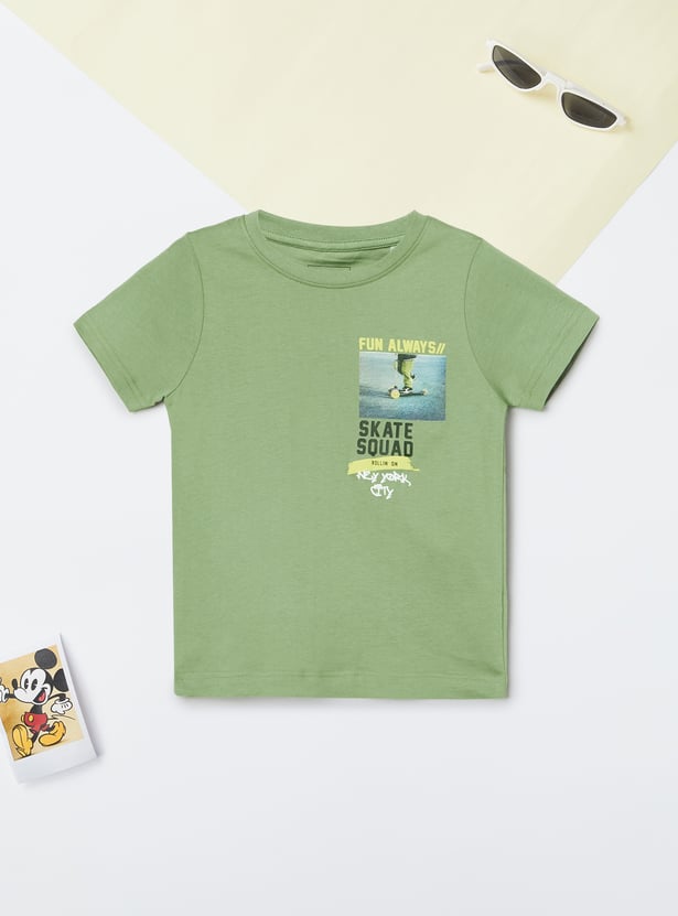Boys Printed T-shirts - Pack of 2