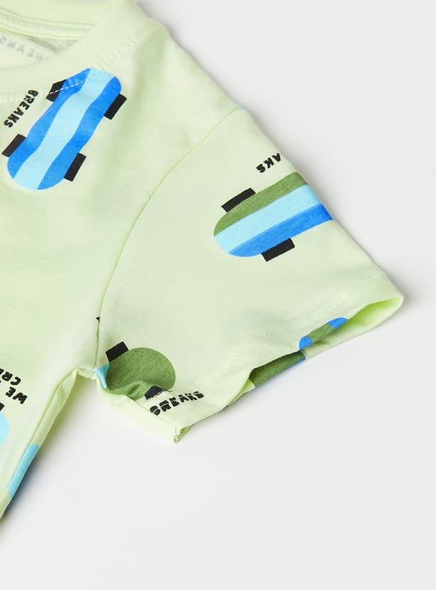 Boys Printed T-shirt - Pack of 2