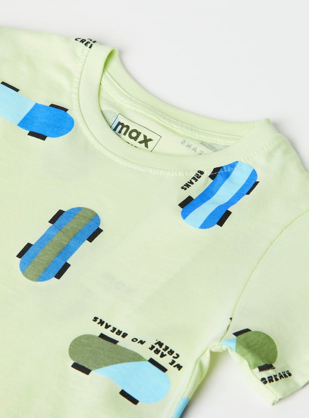 Boys Printed T-shirt - Pack of 2