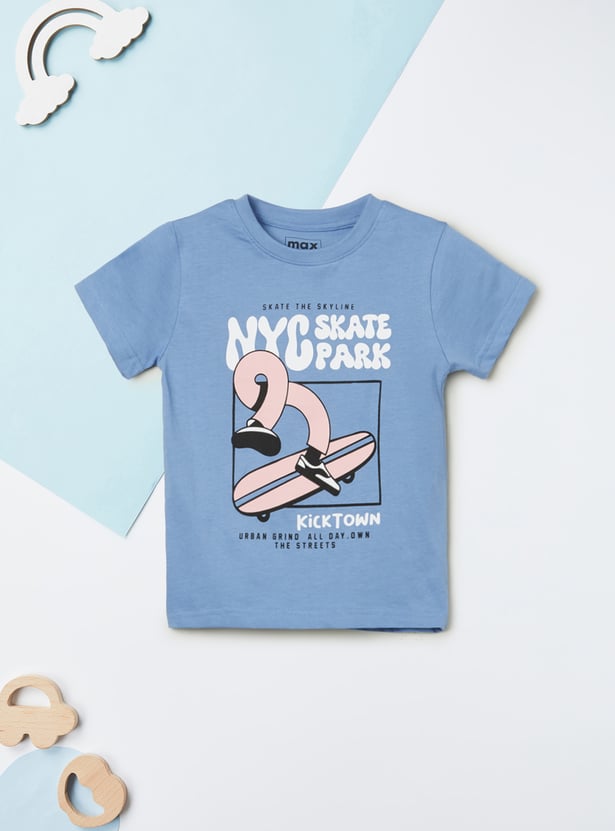Boys Printed T-shirt - Pack of 2