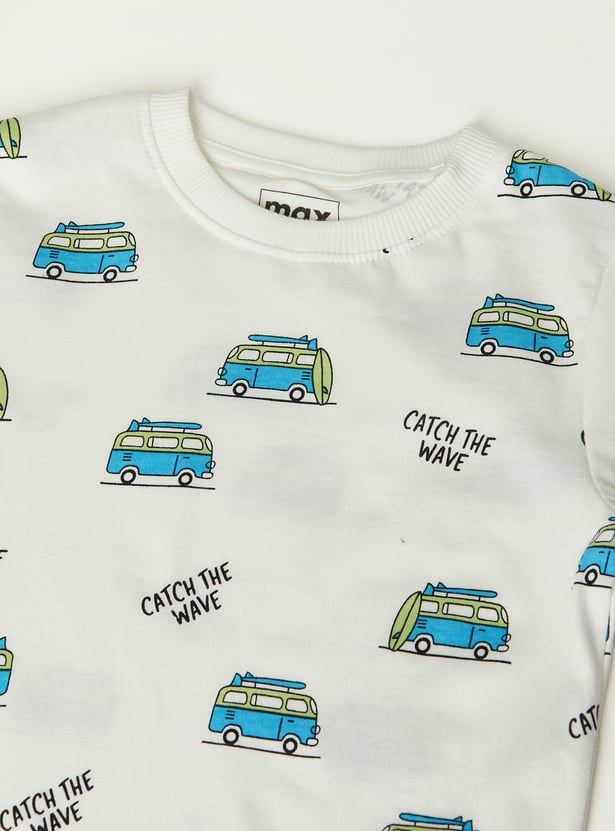 Boys Printed T-shirts - Pack of 2