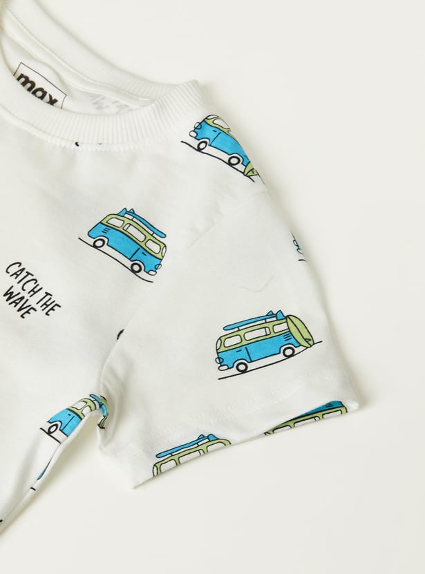 Boys Printed T-shirts - Pack of 2
