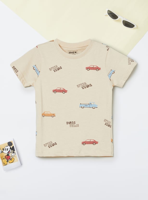 Boys Printed T-shirts - Pack of 2