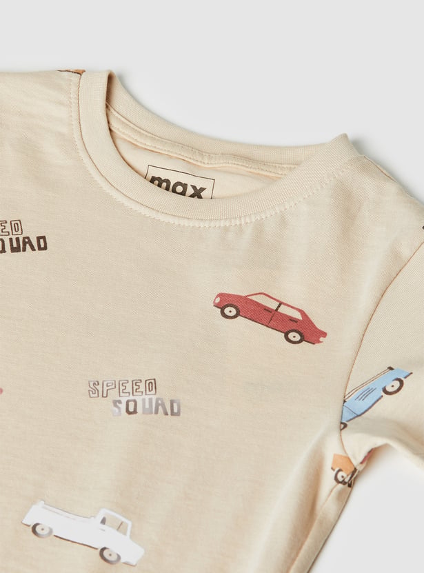 Boys Printed T-shirts - Pack of 2