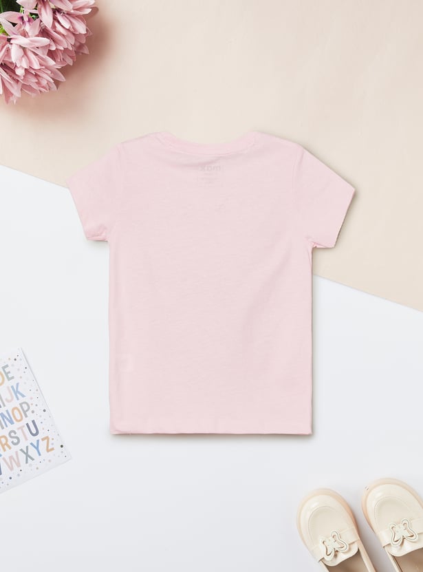 Girls Printed T-shirts - Pack of 2