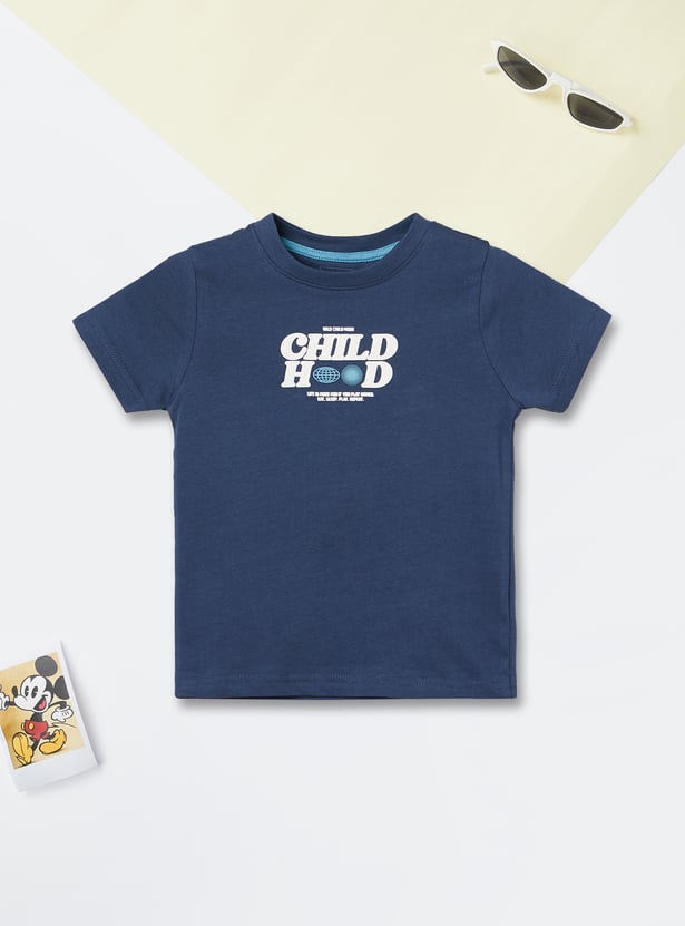Boys Printed T-shirts - Pack of 2