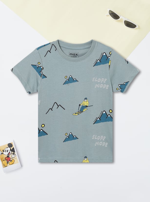 Boys Printed T-shirts - Pack of 2