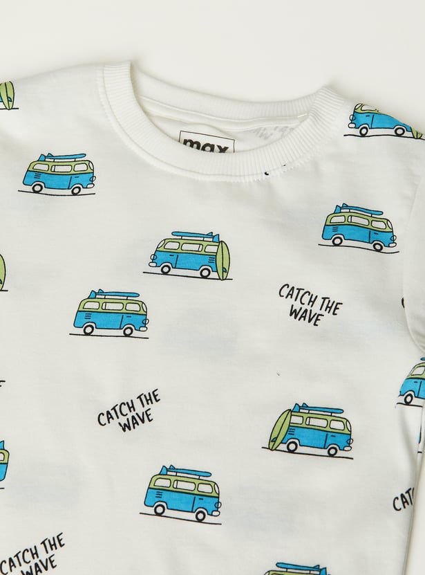 Boys Printed T-shirts - Pack of 2