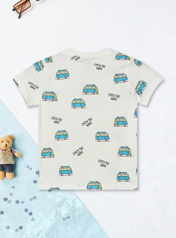 Boys Printed T-shirts - Pack of 2