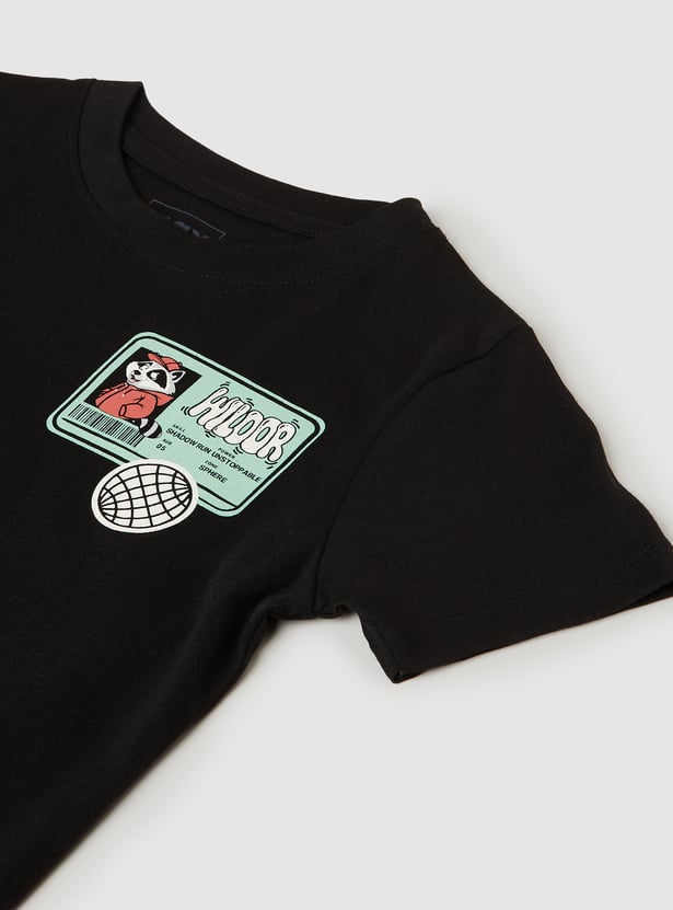 Boys Printed T-shirt - Pack of 2