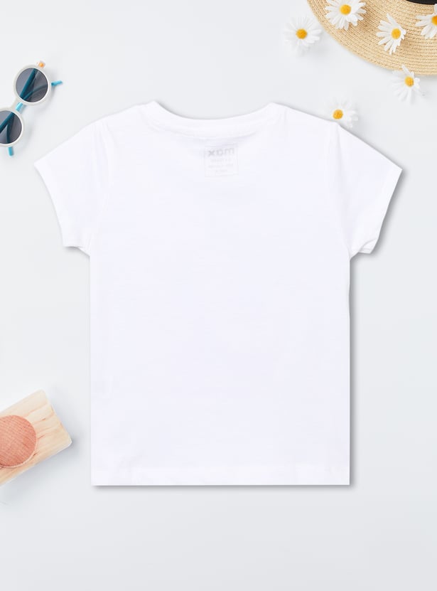 Girls Printed T-shirts - Pack of 2