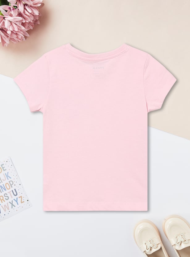 Girls Printed T-shirt - Pack of 2