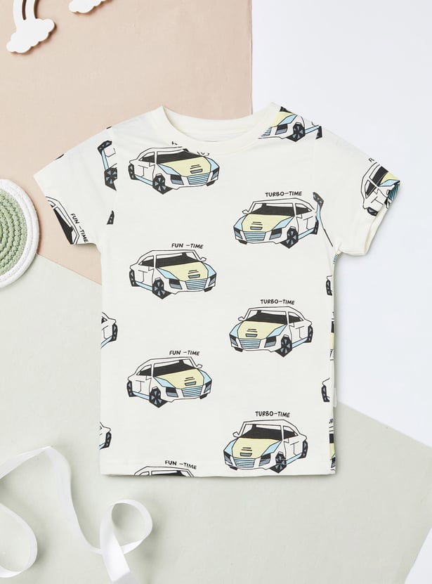 Boys Printed T-shirts - Pack of 2