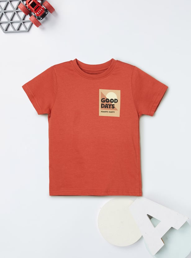 Boys Printed T-shirt - Pack of 2