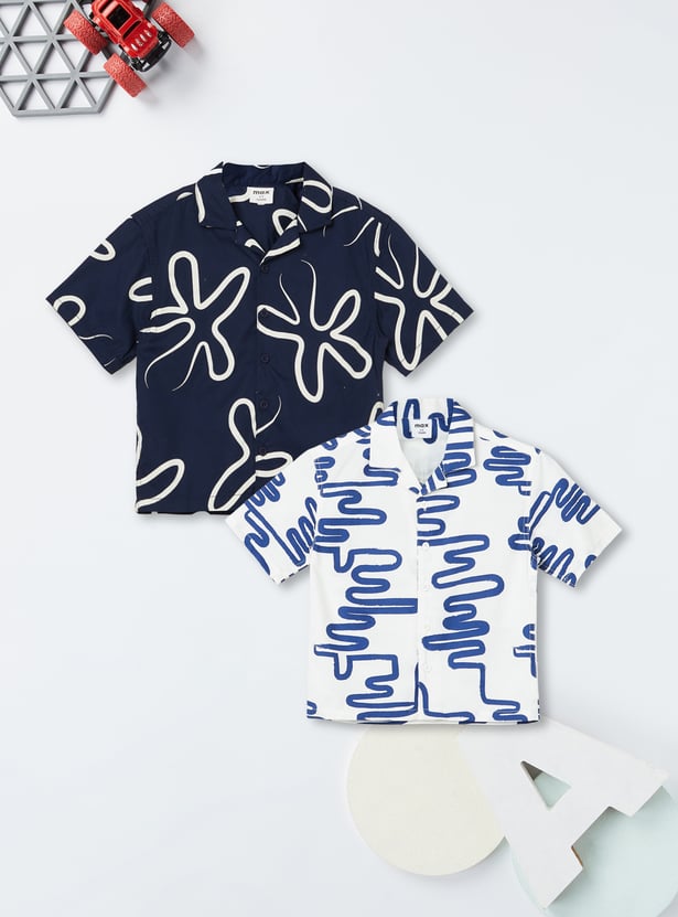 Boys Printed Shirts - Pack of 2