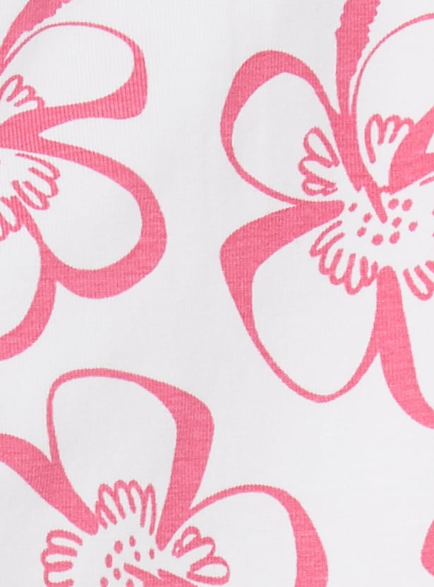 Girls Printed Leggings - Pack of 2