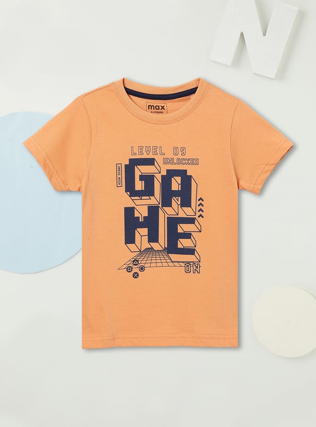 Boys Printed T-shirts - Pack of 2