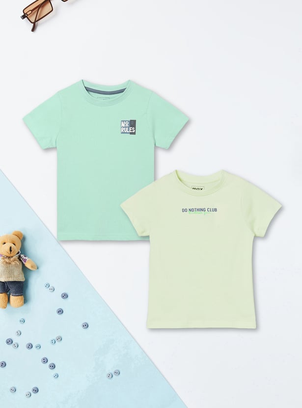 Boys Printed T-shirt - Pack of 2