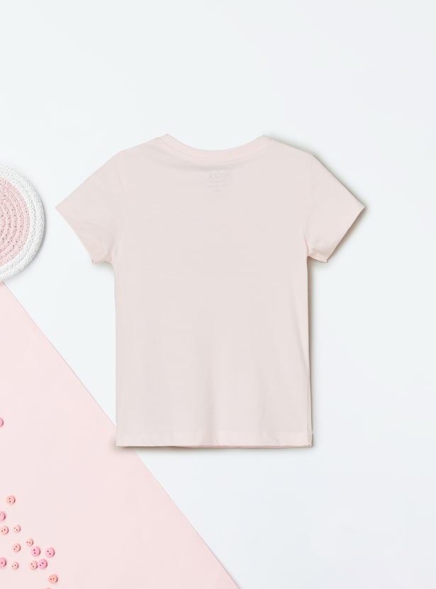 Girls Printed T-shirts - Pack of 2