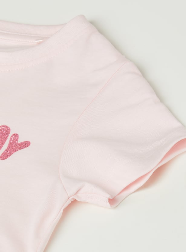 Girls Printed T-shirts - Pack of 2