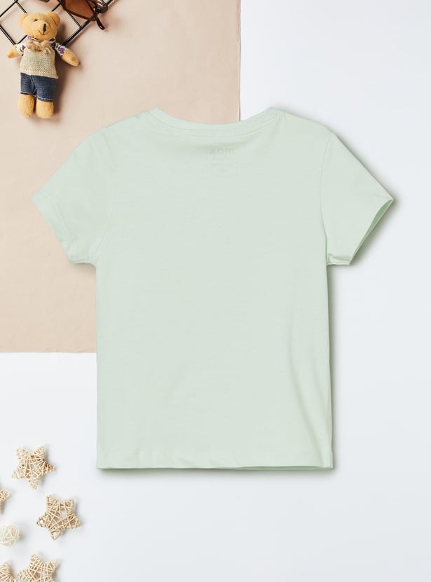 Girls Printed T-shirts - Pack of 2
