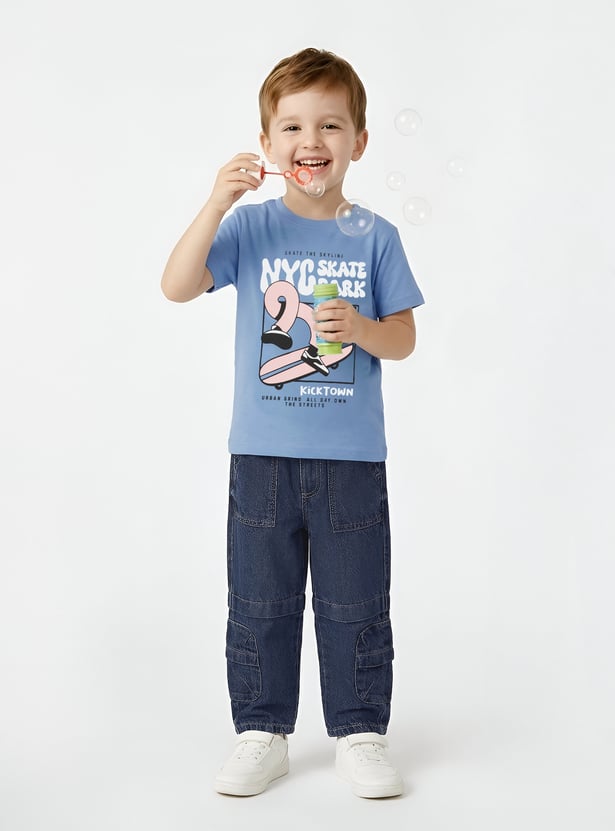 Boys Printed T-shirt - Pack of 2