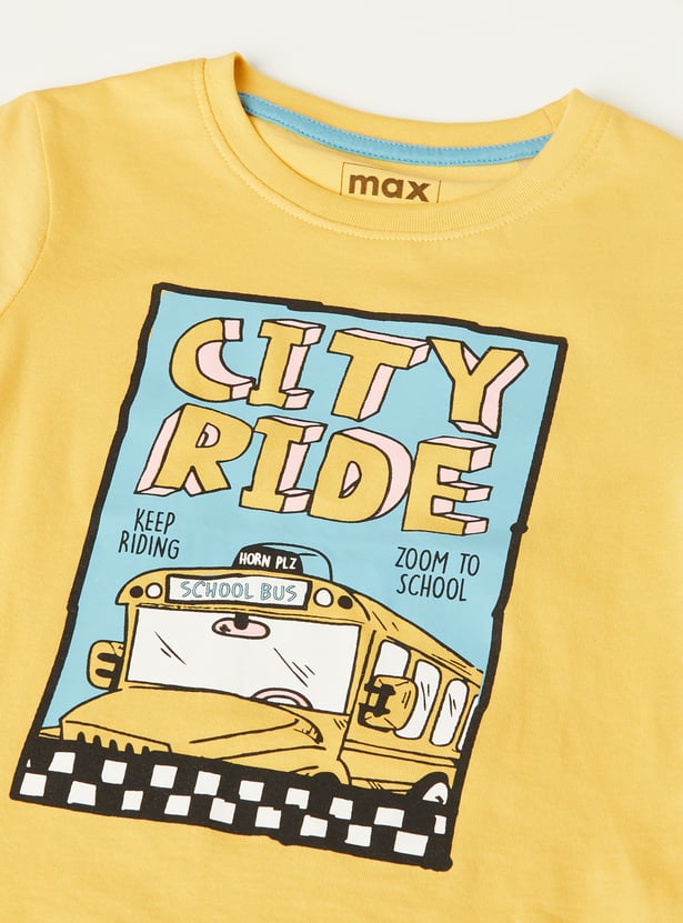 Boys Printed T-shirts - Pack of 2