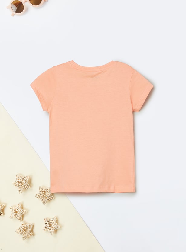 Girls Printed T-shirts - Pack of 2