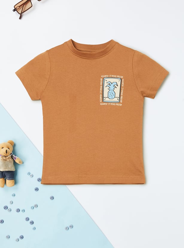 Boys Printed T-shirt - Pack of 2