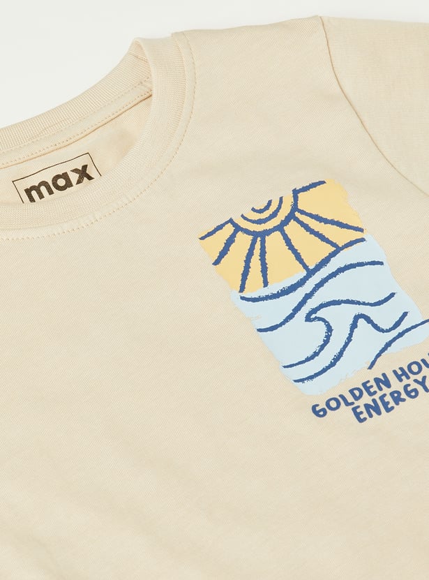 Boys Printed T-shirts - Pack of 2