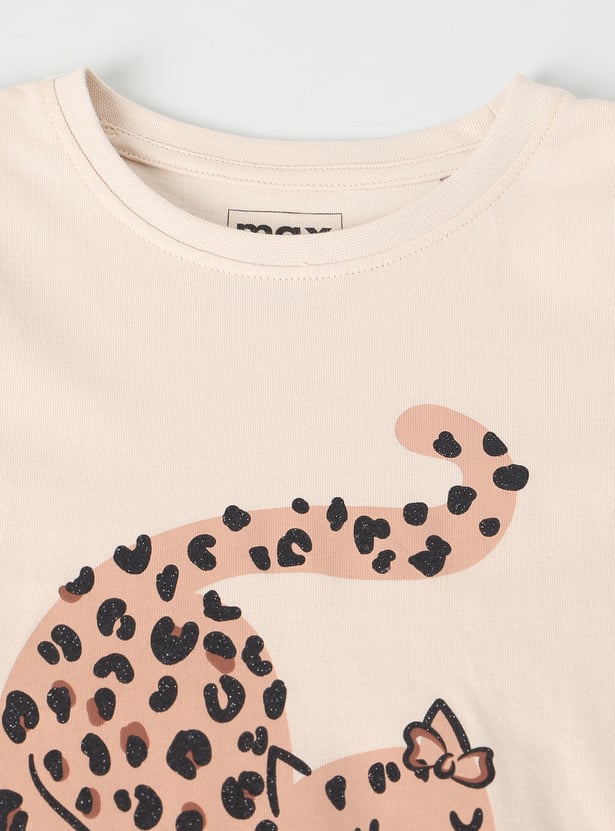 Girls Printed T-shirt - Pack of 2