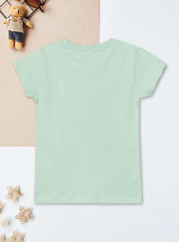 Girls Printed T-shirt - Pack of 2