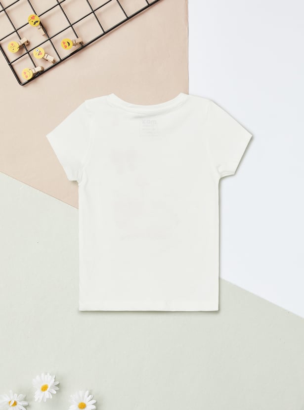 Girls Printed T-shirt - Pack of 2