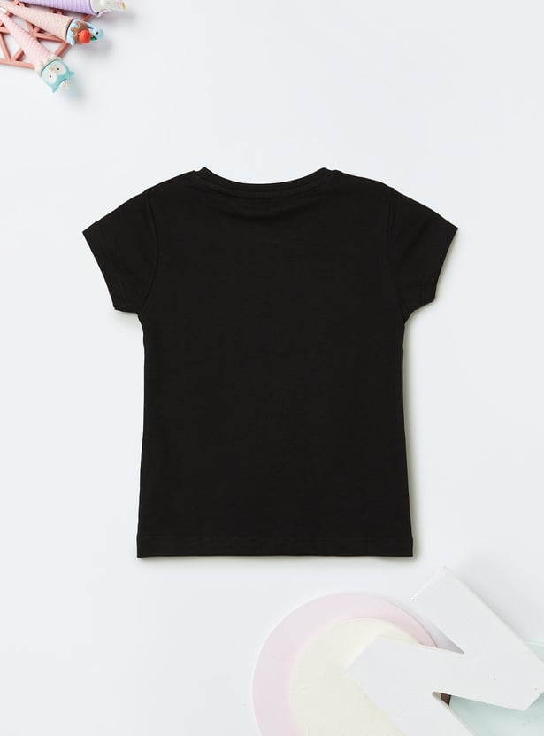 Girls Printed T-shirt - Pack of 2