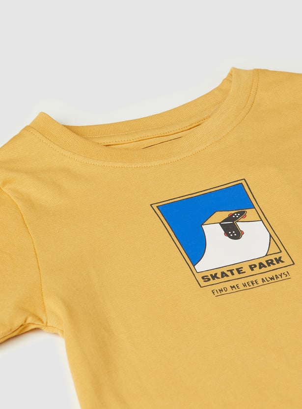 Boys Printed T-shirts - Pack of 2